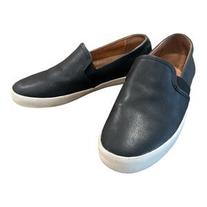 FRYE Womens Dylan Shoes Black Leather Slip On Loafer Comfort Size 8M EUC!